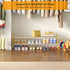LVNIUS Closet Floor,2 Organizer,15-18 Closet Entryway,49 11 17 Long Shoe Rack for Tier Wide Shoes Shelf Pairs Bamboo