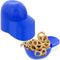 Lot45 Mini Baseball Helmet Ice Cream Snack Bowls, 12pc 8oz Blue Baseball Dessert Cups for Parties and Games