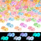 SYWHXY 488PCS Luminous Mini Resin Turtles Miniature Turtles Animals Glow in The Dark