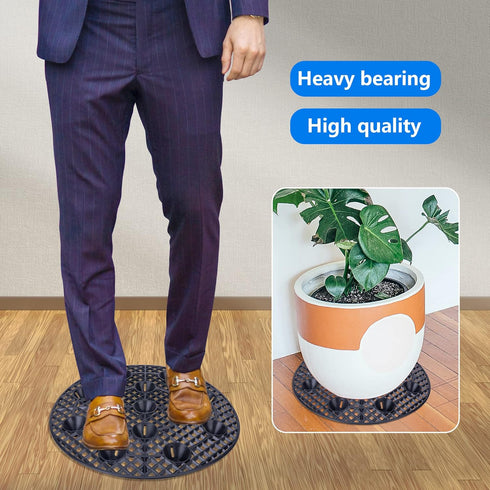 LFUTARI 6Pack 15" (40cm-6pcs, Large Plant Level Pot Elevator, Heavy Duty Plant Stands, Plant Pot Saucer for Prevent Rot
