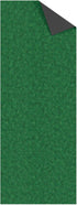 Ottomanson Scrabe Rib Collection Non-Slip Rubberback Indoor/Outdoor Runner Rug, Solid Design 3X2, 2'7'' x 2', Green