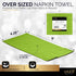 Amcrate Dinner Napkins Disposable Guest Towels, Kiwi Beverage Napkins, 8 x 4.5 , Pack of 40