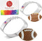 Football Cookie Cutters 2-Pc Set - Made in USA by Ann Clark, 4.5", 3.5"