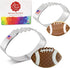 Football Cookie Cutters 2-Pc Set - Made in USA by Ann Clark, 4.5", 3.5"