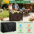 50inch 51"Lx22"Wx36"H Prep Table Cover for Keter Unity XL Portable Outdoor Table, BBQ Cart Cover Waterproof Tool Box