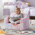 Tiita Kids Sofa, Childrens Couch with Carry Handle, Portable Toddler Foam Sofa Couch, Glow in the Dark Nursery Kids