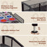 Countertop, Homsorout Coffee Bar Organizer - Coffee Station for Metal and Wood K Cup holder Storage Basket for Syrup