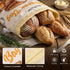 2 Pack 13x17in Beeswax Bread Bags for Homemade Bread, Sourdough Bread Storage Bags with Bees Wax Lining - Reusable