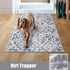 3'x5' (Grey,3'x5') Wonnitar Moroccan Indoor Door Mat - Indoor Mat for Front Door Entry, Washable Non-Slip Grey