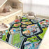 playroom(2.63.9ft/3147in) Kids Car Rug, Carpet Playmat for Toy Cars and Train, Road Traffic Play Mat for Kids, Play