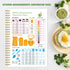 snootion Recipe Book - A5 Personal Blank Recipe Notebook to Write in Your Own Recipes, Spiral Twin-Wire Binding, 100gsm