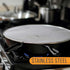 Set of 3 Classic 13" Splatter Screens, Stainless Steel Fine Mesh with Comfort Grip Handles for Safe Cooking Splash