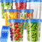 Canfanni 10 Pack-33oz Freezer Storage Containers Set, Plastic Food Storage Containers with Twist