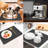Coffee Mat for Countertops ,Coffee Bar Accessories Fit Under Coffee Maker Espresso Machine, Absorbent Hide Stain Rubber Mat for Countertop ,Dish Drying Mat for Kitchen Counter (Dark Gray, 16"x24")