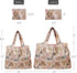 Large Reusable Nylon Grocery Tote Bag - Foldable Design