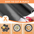 WochiTV Shelf Liner for Cabinets, Non Adhesive Non Slip Foam Mat for Kitchen, Pantry, Bathroom, Black 11.8 x 59 inches