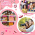 8 1. 78" Chalyna Pcs Small Donut Stress Ball, Squeeze Fake Doughnut Slow Rising Stress Relief Models Fake Food Cakes