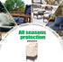 4 27" 34" 41" 1Pack F&J Outdoors Waterproof Anti-UV Heavy Duty High Back / Stackable Chairs Cover, W x D x H
