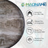 13" MAONAME Round Decorative Tray, Plastic Tray with Handles, Coffee Table Trays, Serving Trays for Ottoman, Bathroom