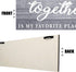 Jetec 2 Pcs Wooden Home Wall Signs, This is Us Wall Decor Family Plaque Rustic Wood Entryway Art (Gray)