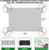 25'x50' 3/4" BSTPCOO Bird Net Bird Netting for Chicken Coop Roof, Nylon Mesh Poultry Netting Garden Nettings for Fruits