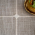Gernaice 24x24 Inch, Rustic Embroidered Small Tablecloth Lattice Square Tassel Table Cover Dust-Proof for Kitchen