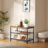 3-Tier accommodate 10-12 Shoe Rack for Entryway, Metal Shoe Rack with Storage Shelves and Spacious Top, Adjustable, It