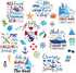 27 Pcs Cruise Door Magnets, Funny Sea Navigation Refrigerator Stickers for Cruise Ship Door Decor and Cabin Party