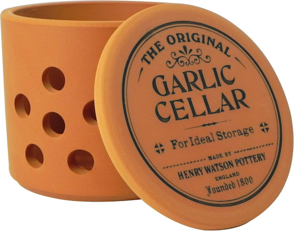 Henry Watson - Garlic Keeper - Terracotta - Made in England -