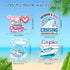 Hoteam 4 Pcs Large Cruise Door Decorations Magnetic Husband and Wife Cruise Door Magnets Decor Waterproof Cruise Ship Anchor Life Preserver Ring Magnets Refrigerator Magnets for Cabin Stateroom