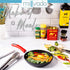 Nonstick Frying Pan - 8" Small Skillet with Healthier Granite Non Stick Coating, Omelet Egg Pan, Silicone Easy Grip