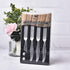 Serrated Steak Knife Set of 4, BILL.F Stainless Steel Steak Knives