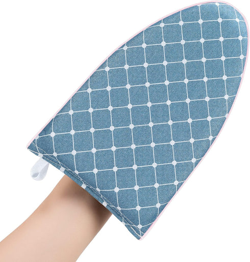 CINPIUK Garment Steamer Ironing Gloves, Anti Steam Mitt, Heat Resistant Garment Steamer Accessories, Blue