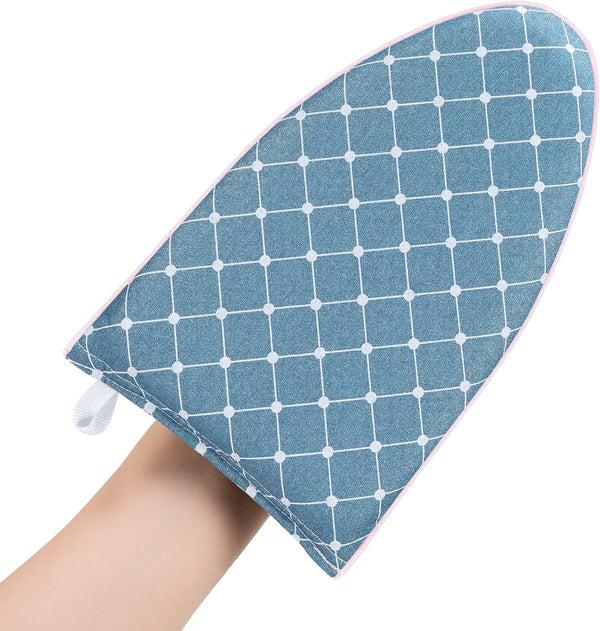 CINPIUK Garment Steamer Ironing Gloves, Anti Steam Mitt, Heat Resistant Garment Steamer Accessories, Blue
