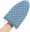 CINPIUK Garment Steamer Ironing Gloves, Anti Steam Mitt, Heat Resistant Garment Steamer Accessories, Blue