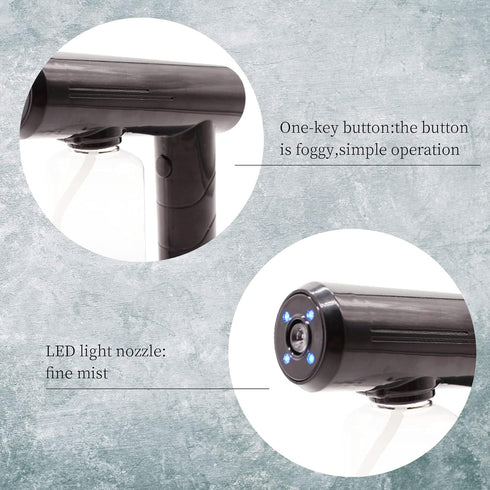 3T GROUP 8.8 OZ Mini Disinfectant Fogger Nano Barber Spray Gun Electric Alcohol Spary Bottle Gun Atomizer Sprayer