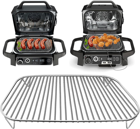 Woodfire Grill Accessories - Stainless Steel Stand for Ninja OG701 OG751 Woodfire Grill & Smoker
