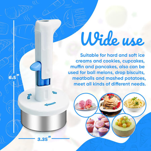 Generic Ice Cream Sandwich Maker Tool, Stainless Steel Ice Cream Cookie Sandwich Maker, Easy Release Sandwich Cookie