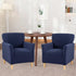 1 Blue,1PC) Stretch Chair Covers with Arms Piece Accent Chair Cover Banquet Armchair Slipcover Ice Patterned Jacquard