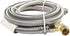 HQRP 2-Pack Universal Premium Stainless Steel Dishwasher Fill Hose, 6-Foot Burst Proof Water Supply Line