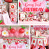 Set 1st RainMeadow Premium Berry First Birthday Decorations - Strawberry Birthday Decorations Girl with Banner