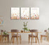 3Pcs MALEDO Christian Nursery Canvas Wall Art Bible Verse Floral Pictures Wall Decor Boho Wildflower Nursery Posters