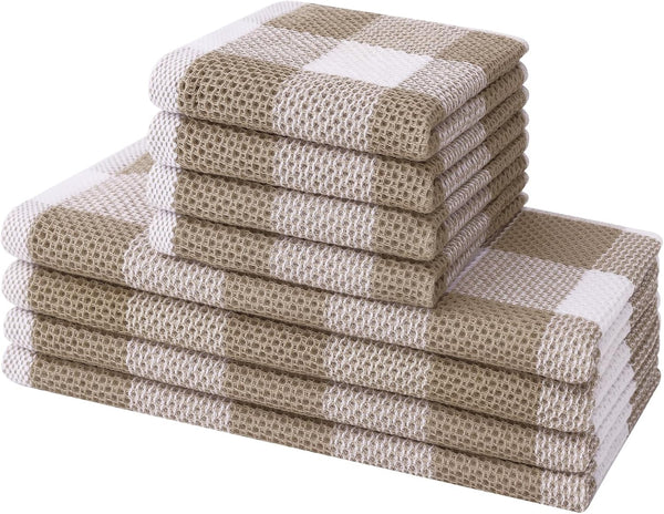 Mordimy Kitchen Towels and Dish Cloths Set, 28 X 13 Inch and
