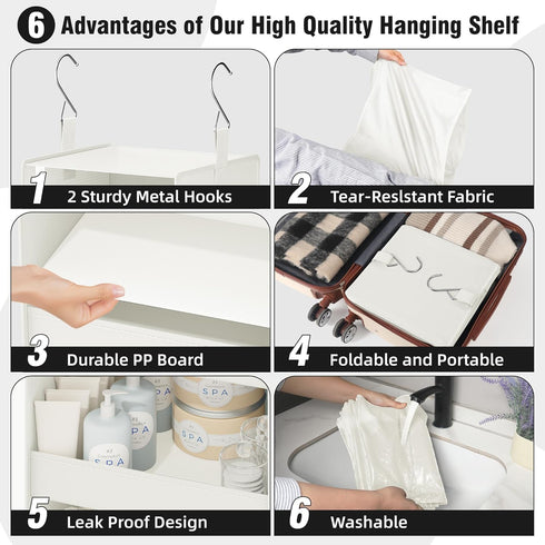 4-Shelf Closet Closet 1-Pack GRANNY SAYS Hanging Organizer, Hanging Shelves, Hanging Storage Organizers, Organization