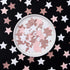 Pink White Rose-Gold Confetti, 300pcs Glitter Paper Twinkle Little Star Table Confetti for Party Decorations