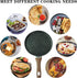 Nonstick 8.5 Inch Crepe Pan, Fry Pans for Cooking Eggs, Omelettes, Non-Stick Marble Coating Skillet