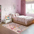 4x6 Rug&Play Ultra Soft Pink Dollhouse Play Rug for Girls Room Washable Non-Slip Area Rugs for Kid Bedroom & Kids