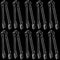 Patelai 10 Pieces Small Plastic Serving Tongs for Appetizers, Clear Mini Sugar Cube Buffet Ice Tongs, 6.3 Inch