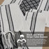 72 Inches yuboo Black and White Table Runner Farmhouse Style, Modern Long Geometric Woven Coffee Table Runner Long