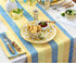 48 Inches 100% Summer 14 48 Inch Summer Solino Home Linen Table Runner - Cabana Stripe, Pure Linen Bright Stripe Small